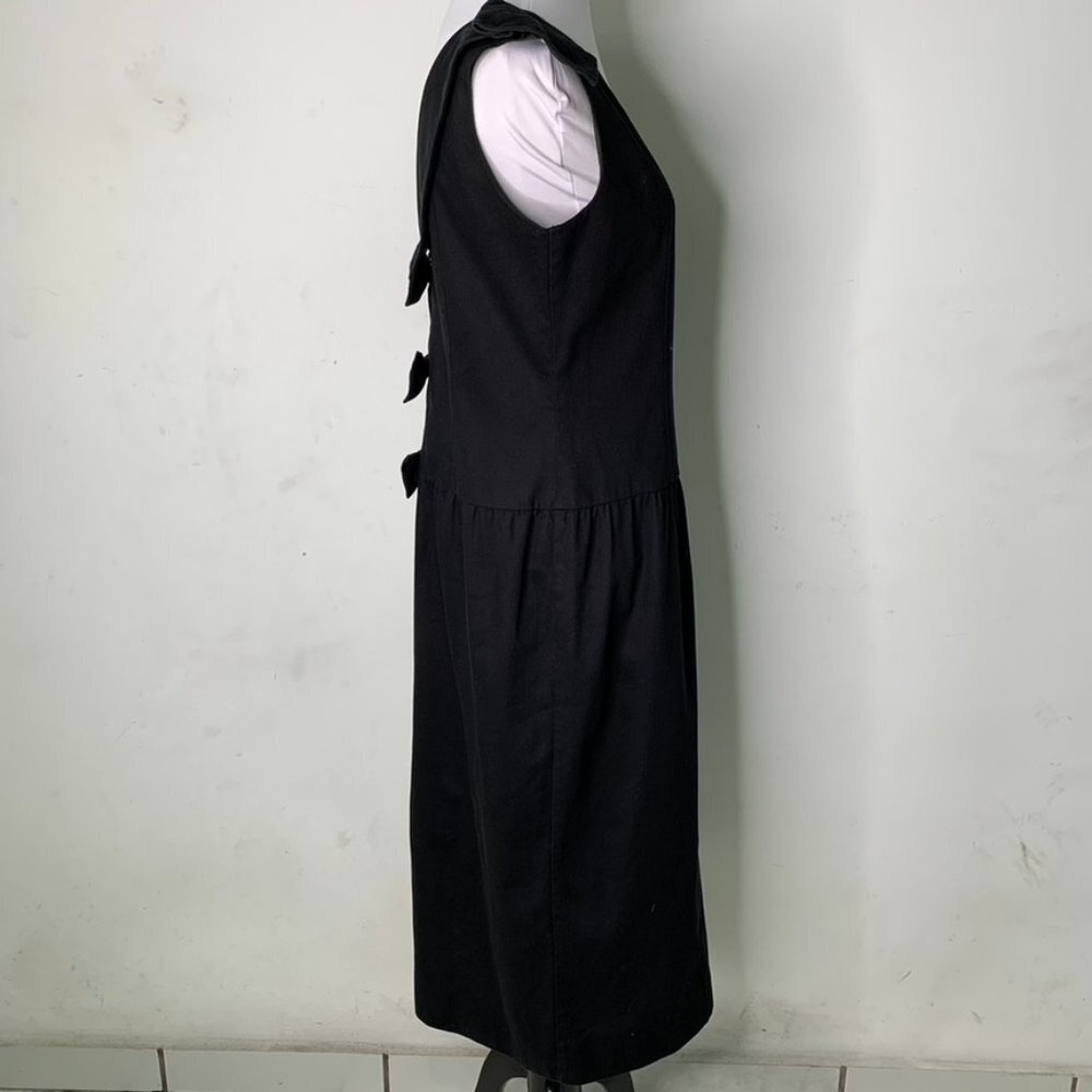 Vintage Albert Nipon Black Executive Sheath Dress… - image 8